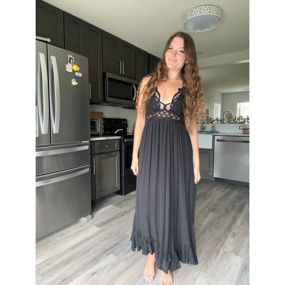 Black Free People Lace Dress - Picture 7 of 12